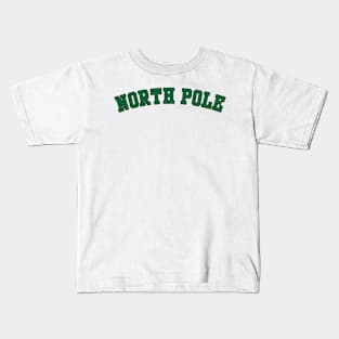 North Pole Varsity Kids T-Shirt